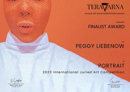 Peggy Liebenow-Portrait -Finalist Award 2023 TERAVARNA ART GALLERY